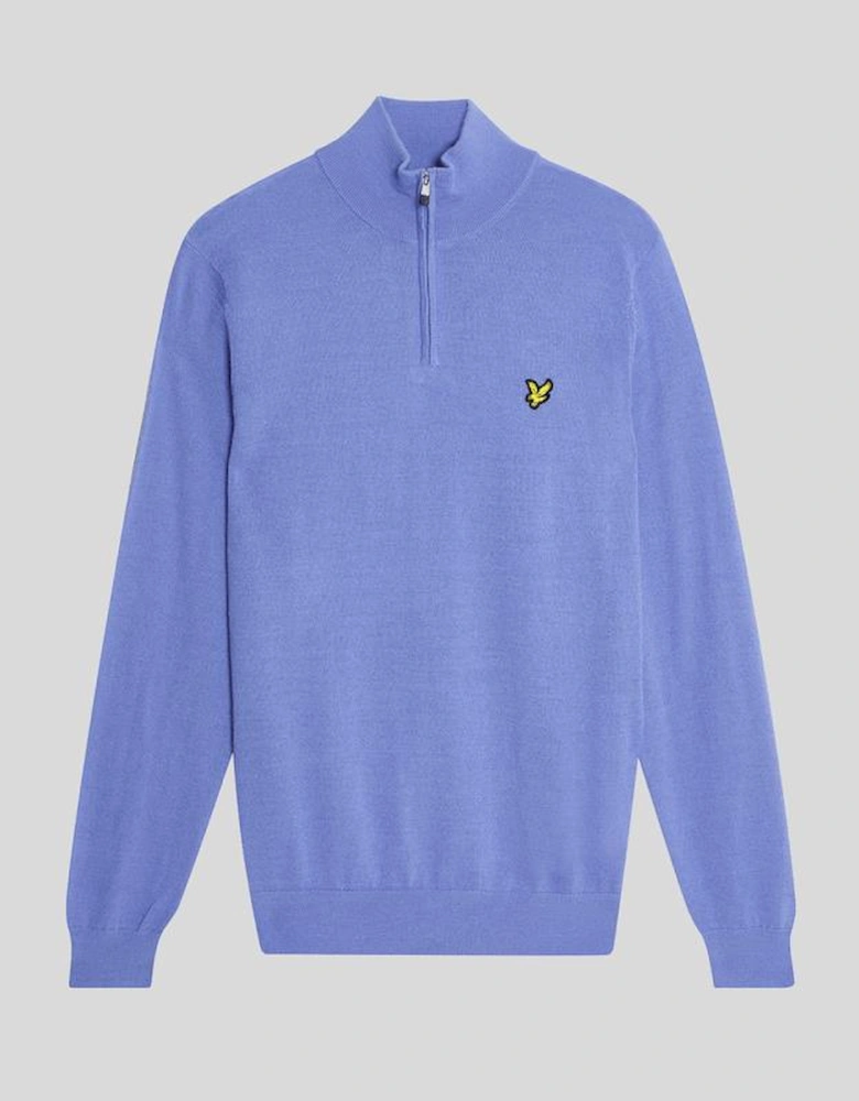 Golf 1/4 Zip Wool Blend Jumper
