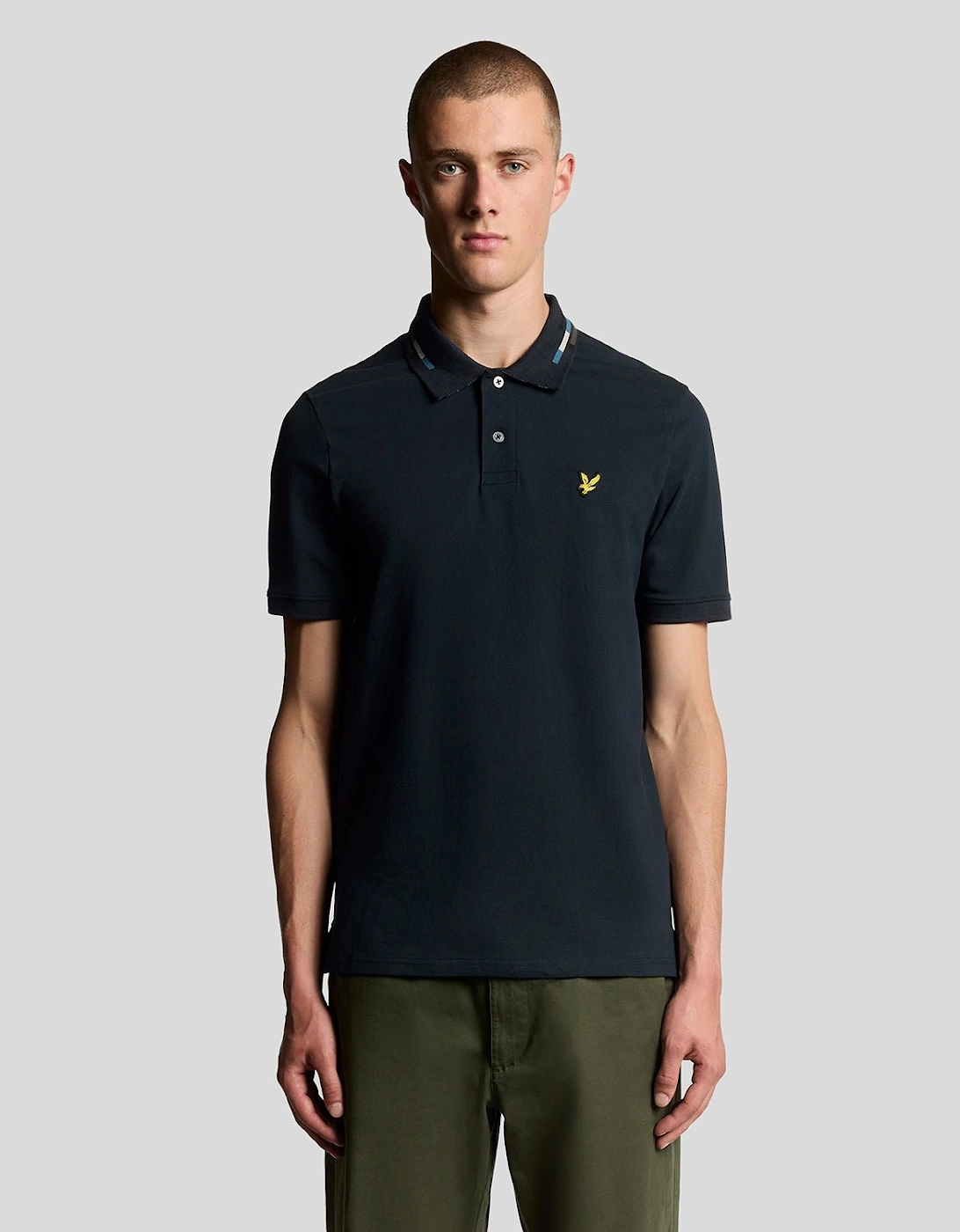 Striped Tipped Polo Shirt, 7 of 6