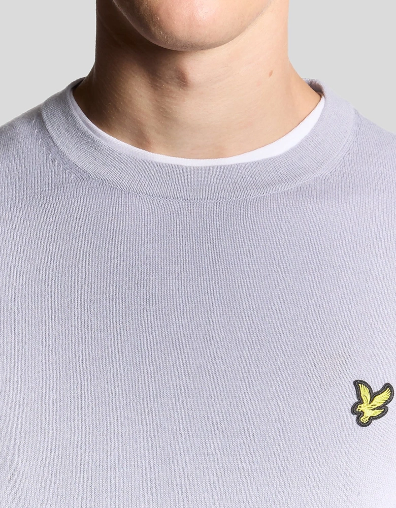 Cotton Merino Crew Neck Jumper