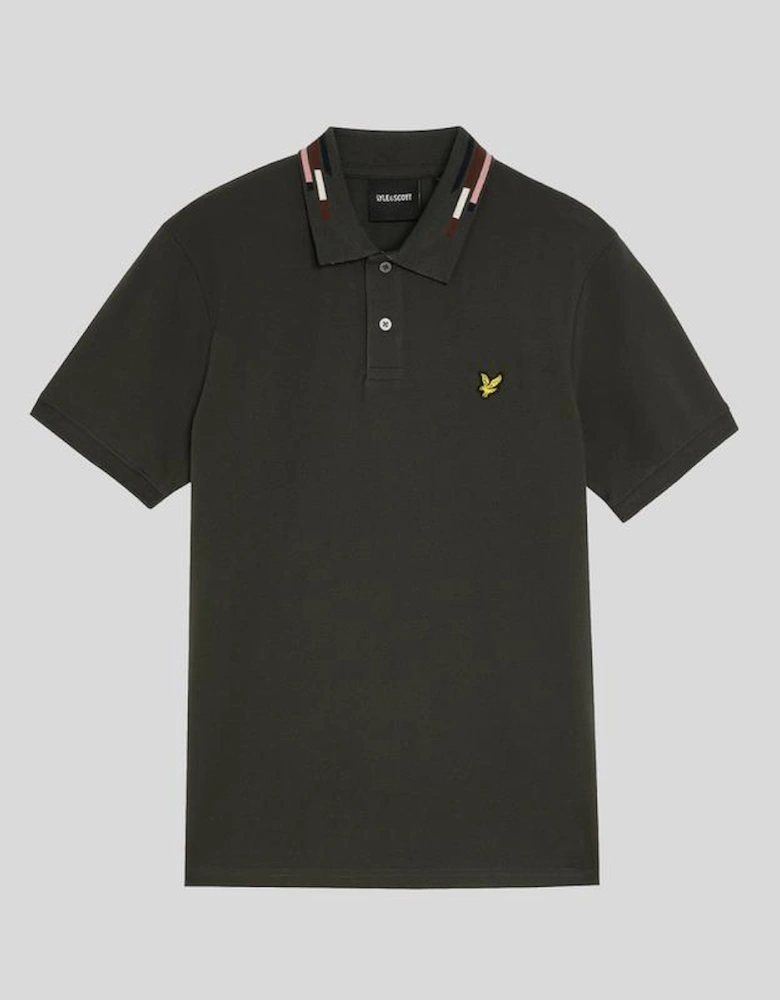 Striped Tipped Polo Shirt