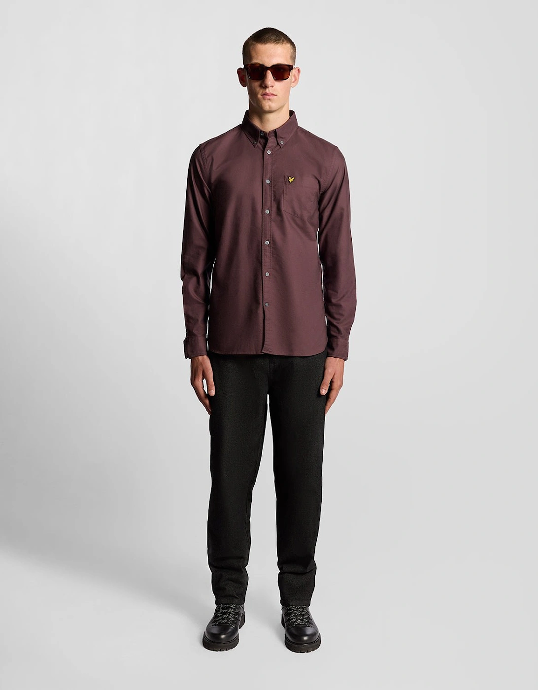 Cotton Button Down Oxford Shirt