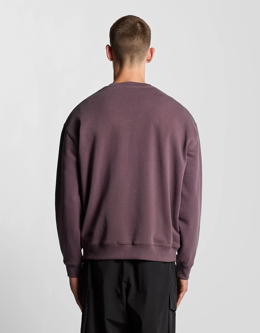 Script Brushback Fleece Sweatshirt