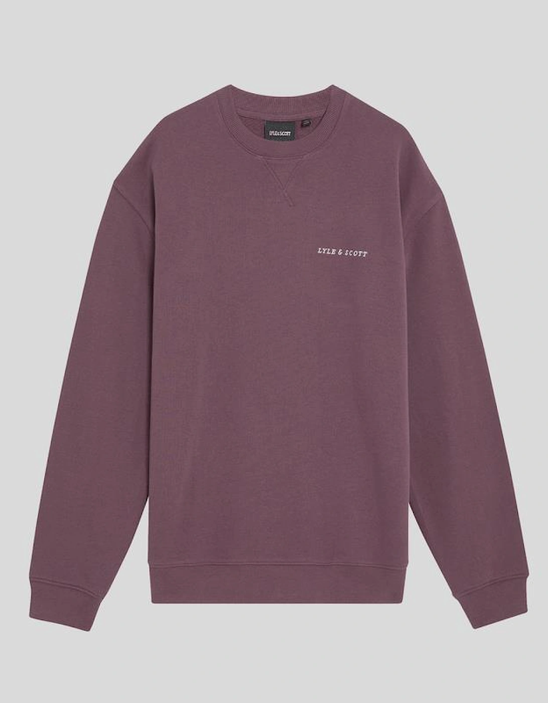 Script Brushback Fleece Sweatshirt