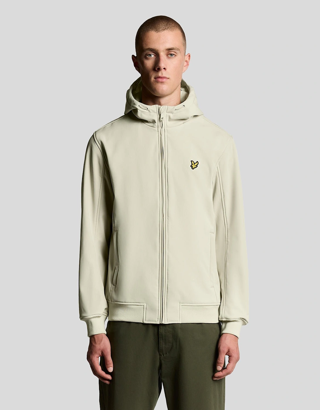 Lyle And Scott Men's Fleece Lined Softshell Jacket - Grey - Size: Regular/36