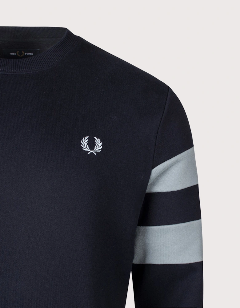Peached Tipped Sleeve Sweatshirt