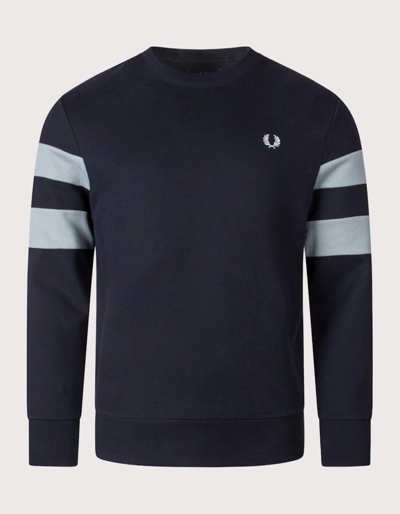 Peached Tipped Sleeve Sweatshirt