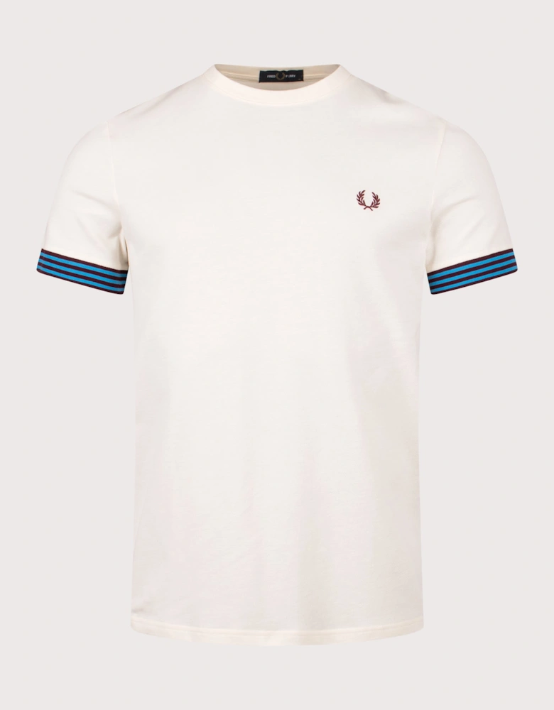 Striped Cuff T-Shirt