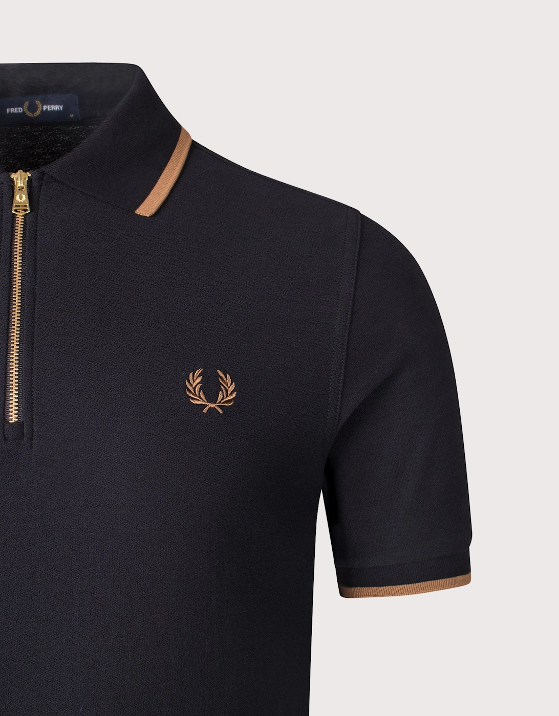 Crepe Piqué Polo Shirt