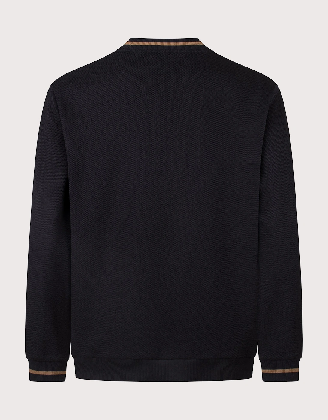 Tipped Pique Texture Cardigan