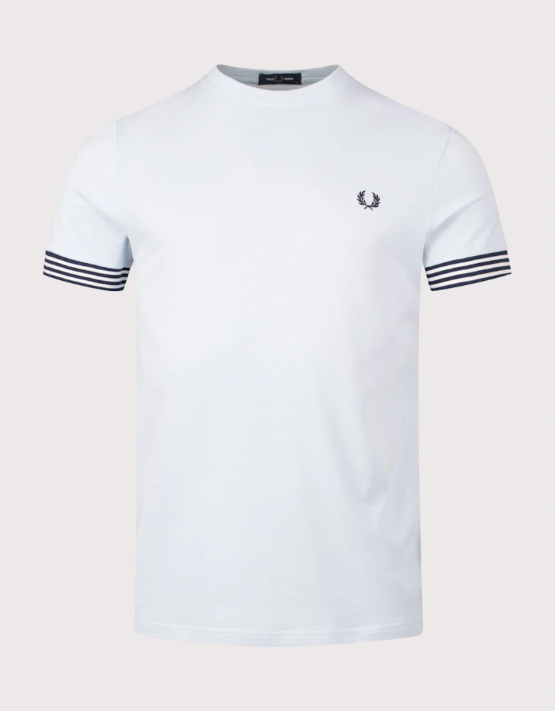 Striped Cuff T-Shirt