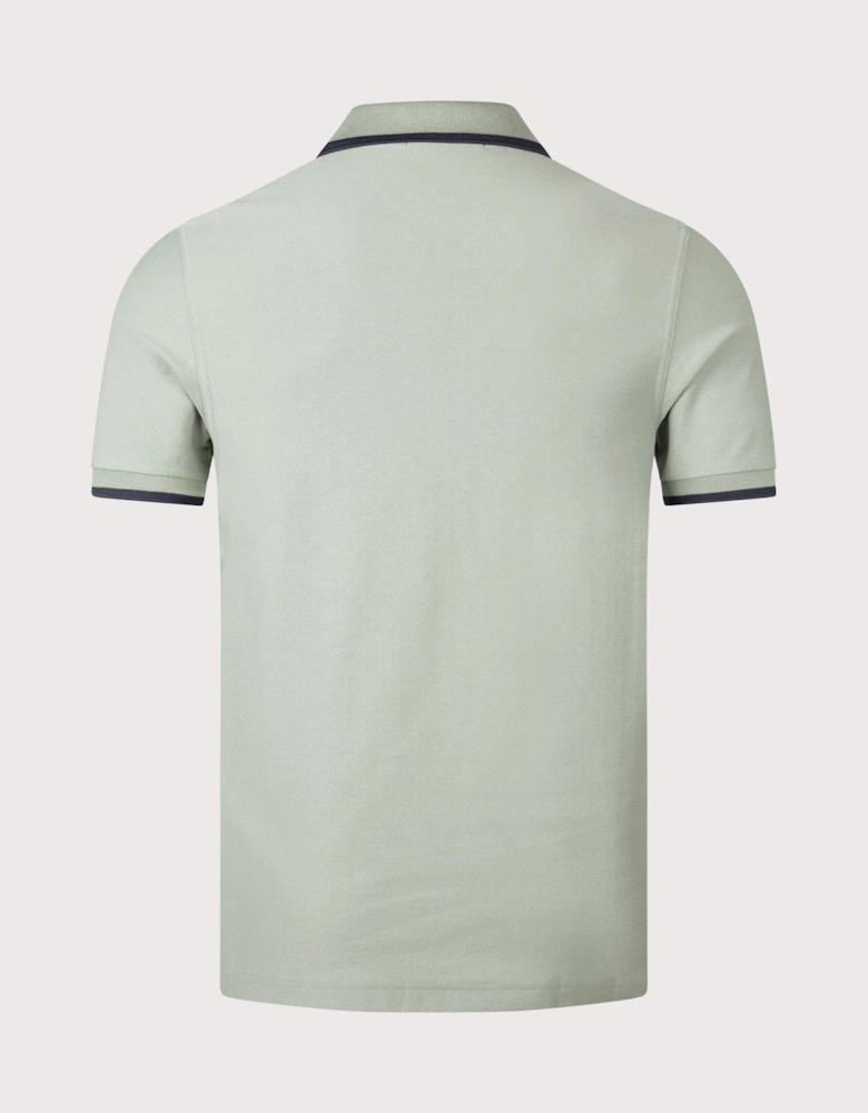 Crepe Pique Polo Shirt