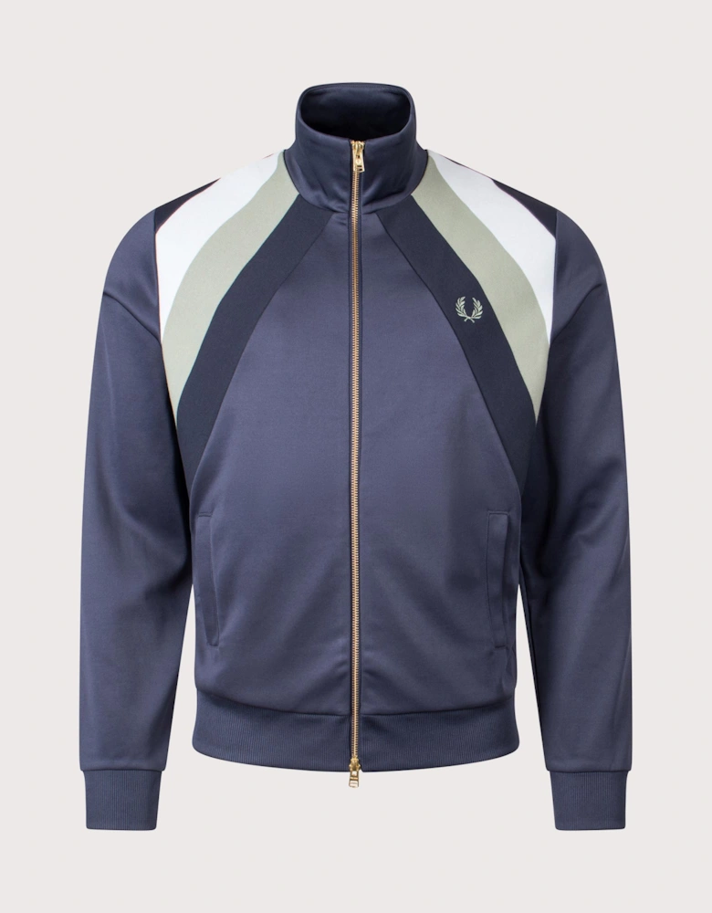 Striped Panel Track Jacket