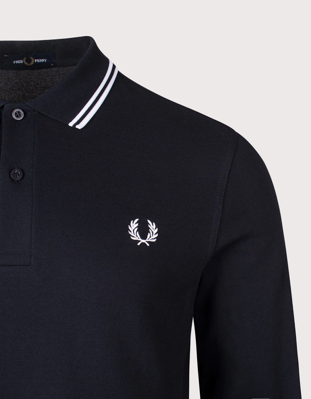 Long Sleeve Twin Tipped Polo Shirt