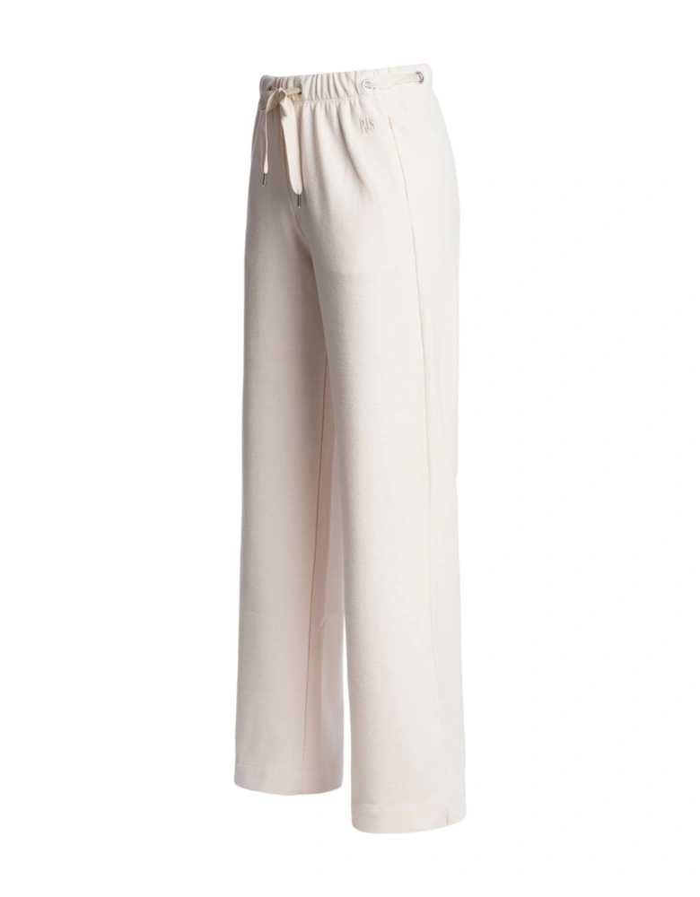 Bia Moonbeam Cream Wide Trousers