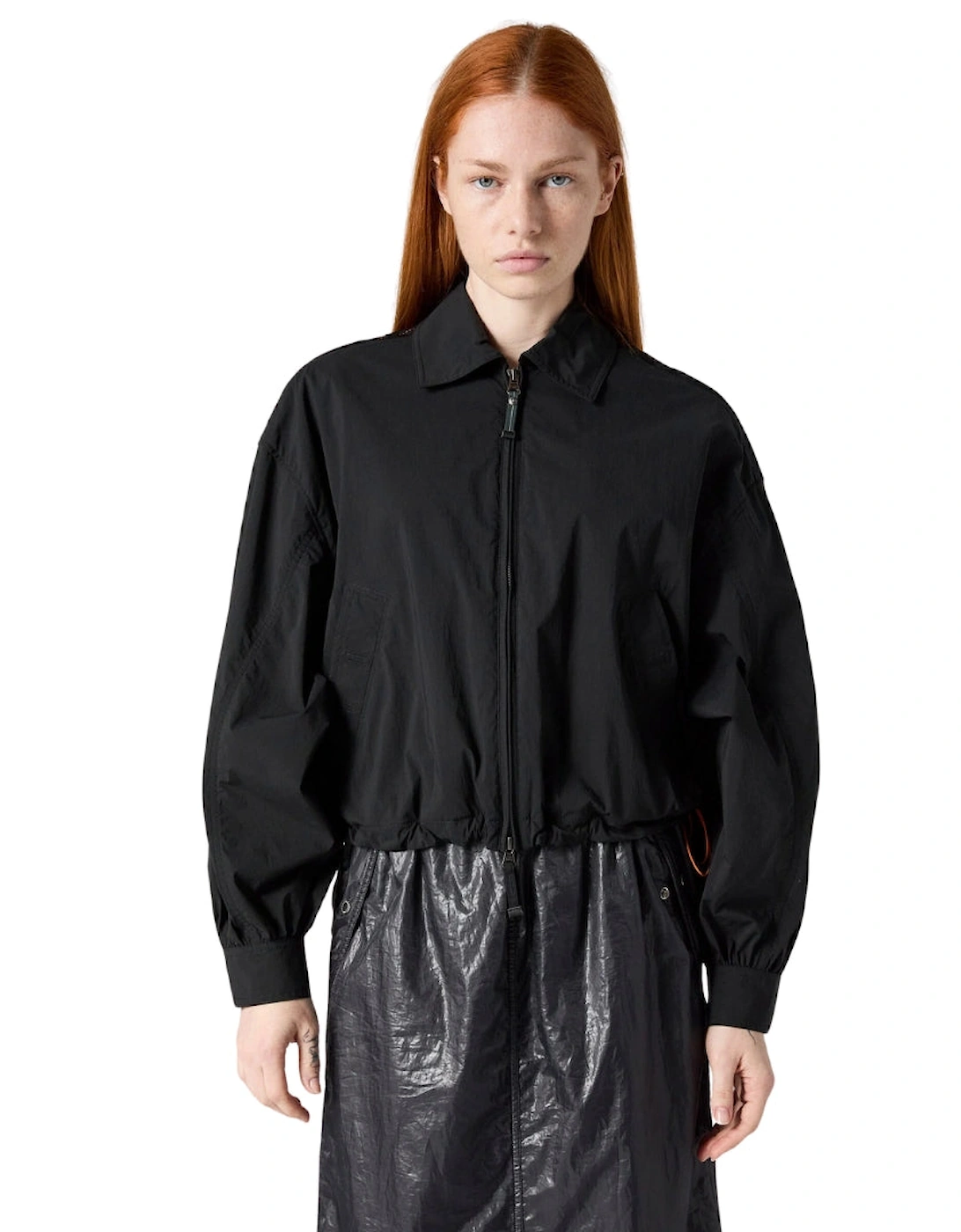 Laurette Black Bomber Jacket