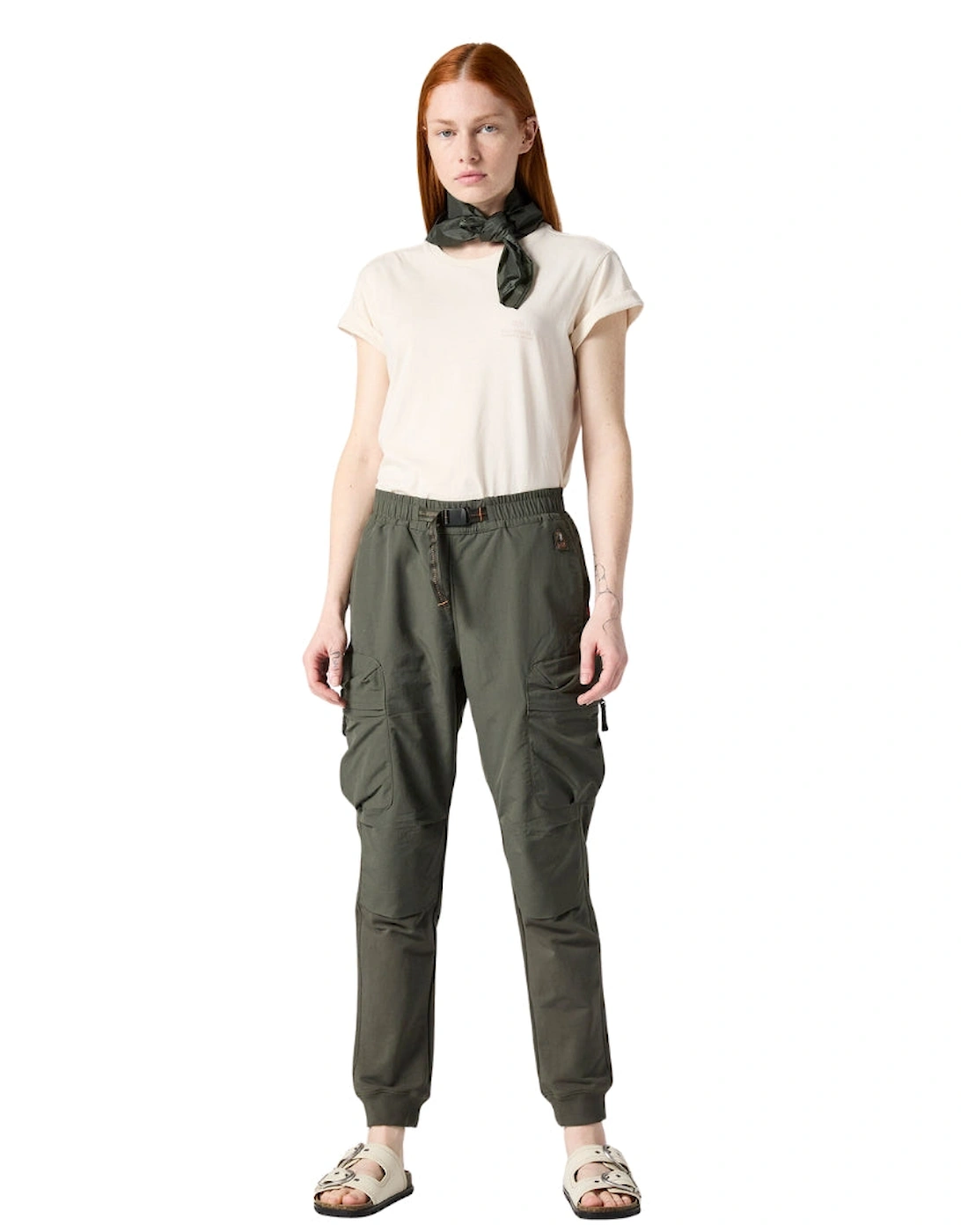 Soave Green Cargo Trousers