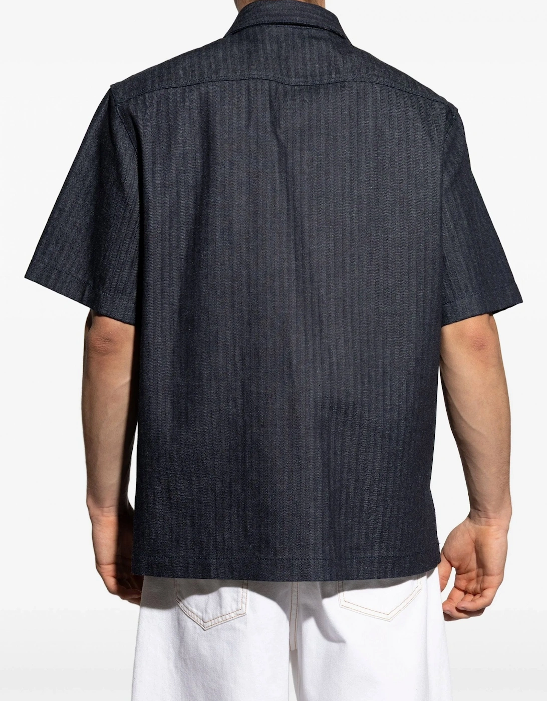 Cotton SS Shirt Navy