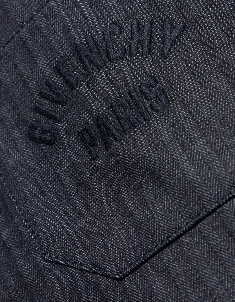 Cotton SS Shirt Navy