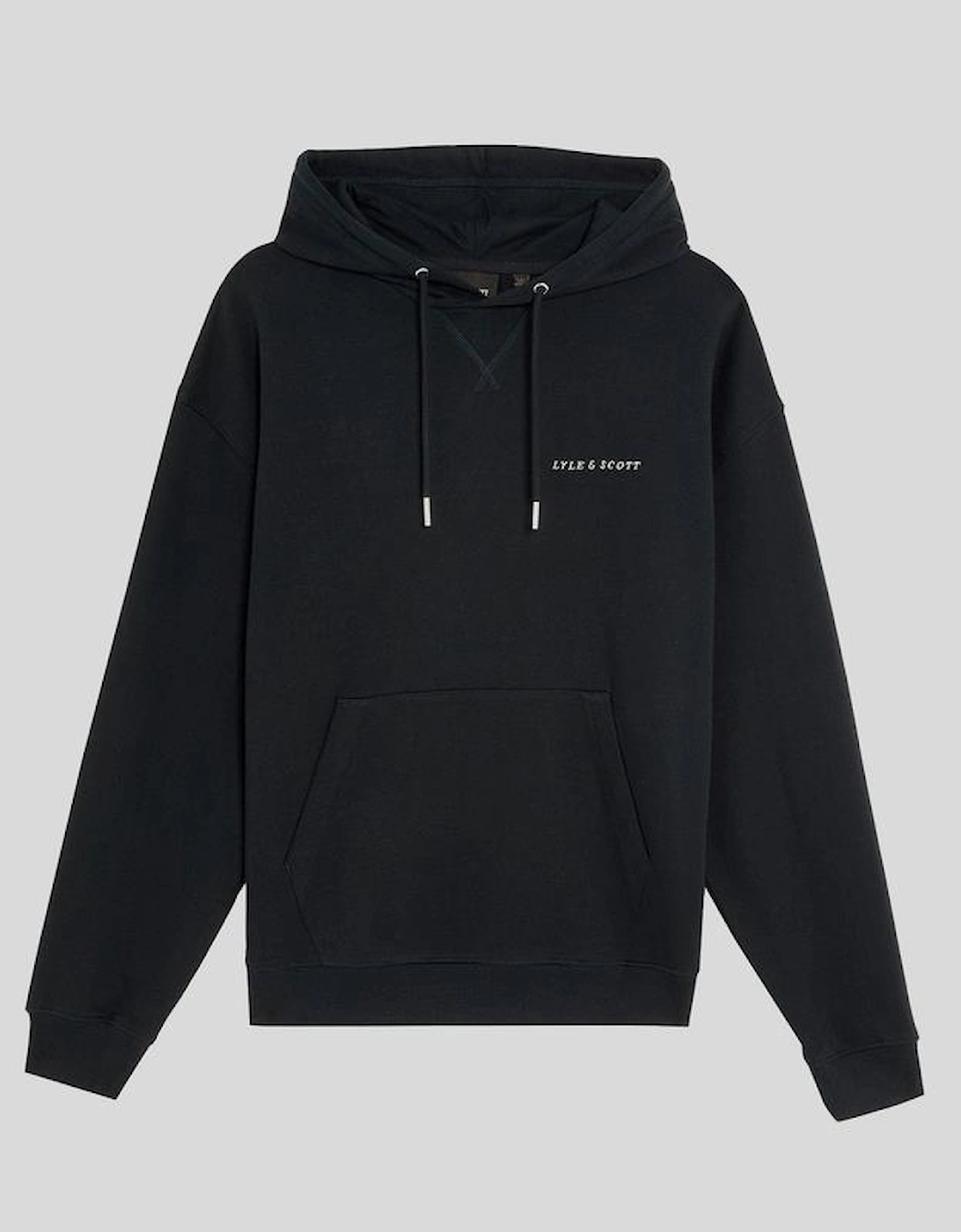 Script Brushback Fleece Hoodie