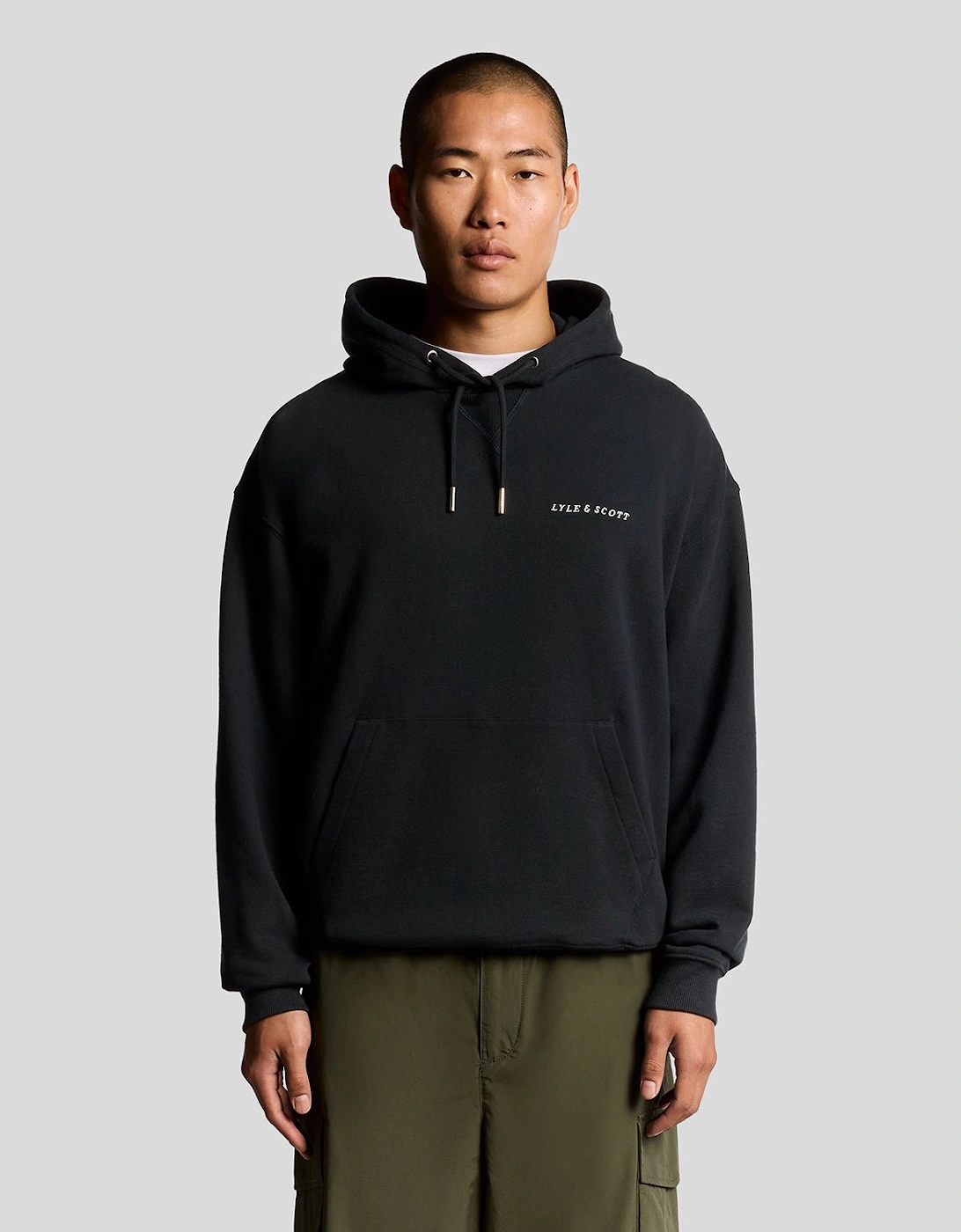 Script Brushback Fleece Hoodie, 7 of 6
