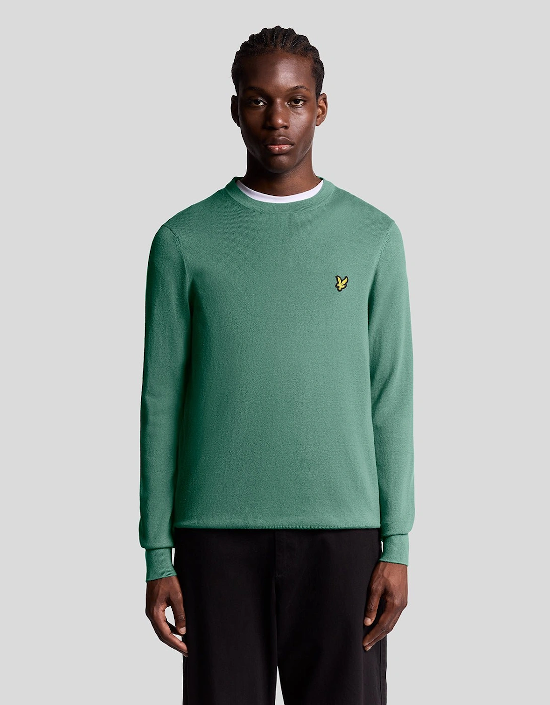 Cotton Merino Crew Neck Jumper, 7 of 6
