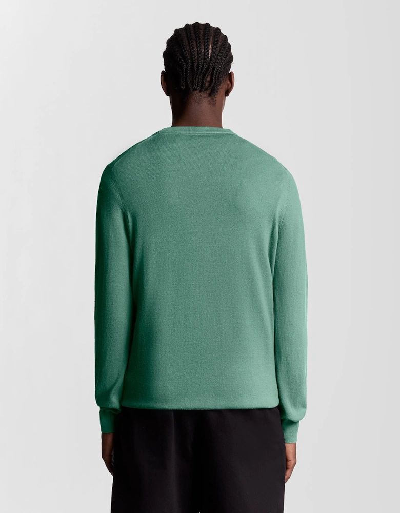 Cotton Merino Crew Neck Jumper