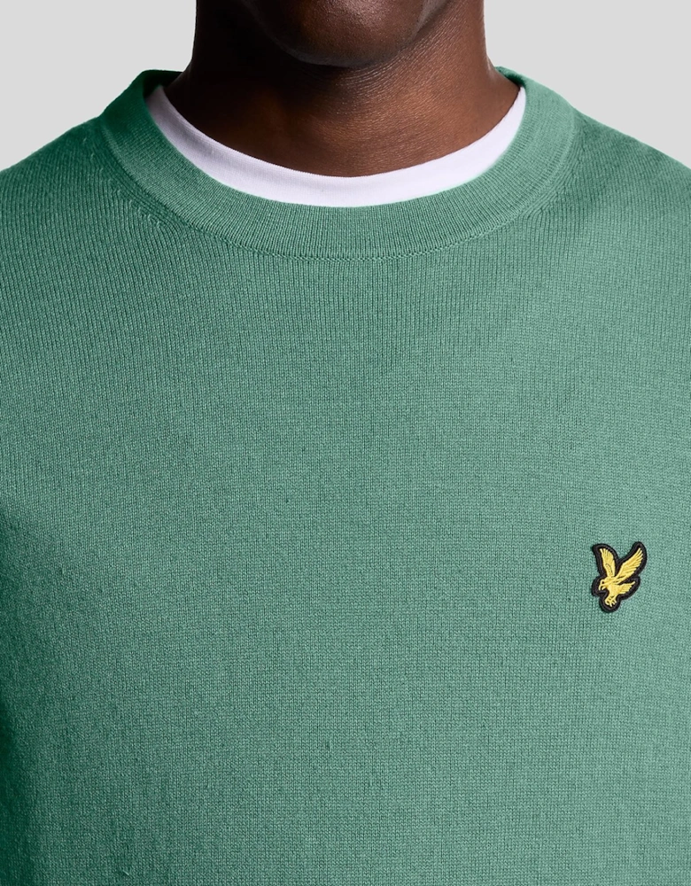 Cotton Merino Crew Neck Jumper
