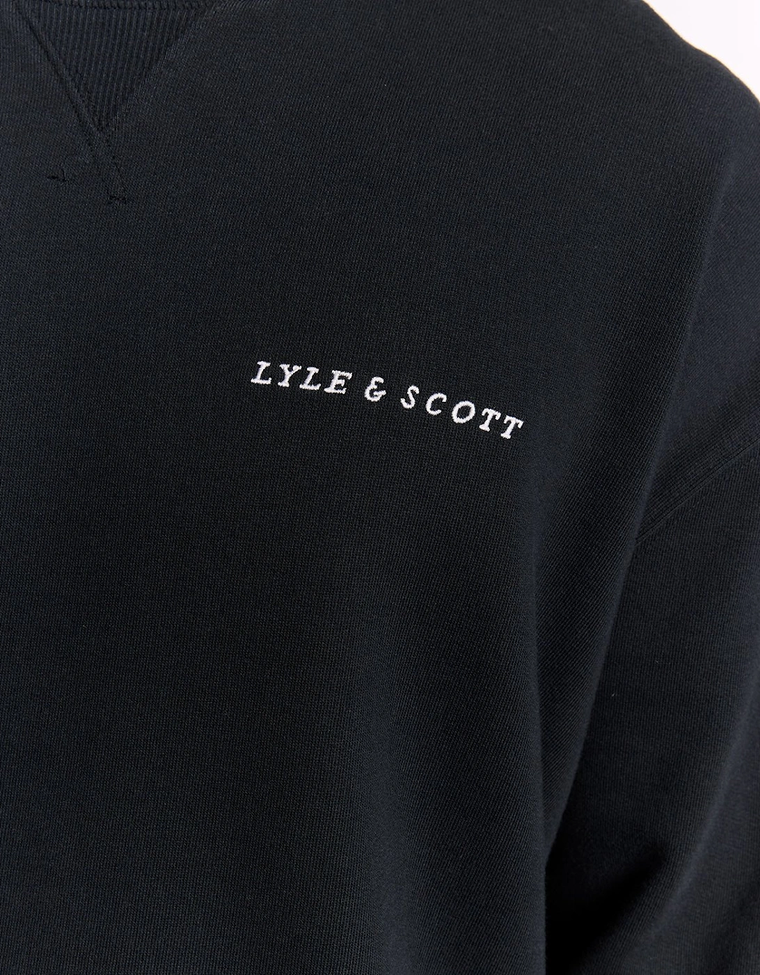 Script Brushback Fleece Sweatshirt