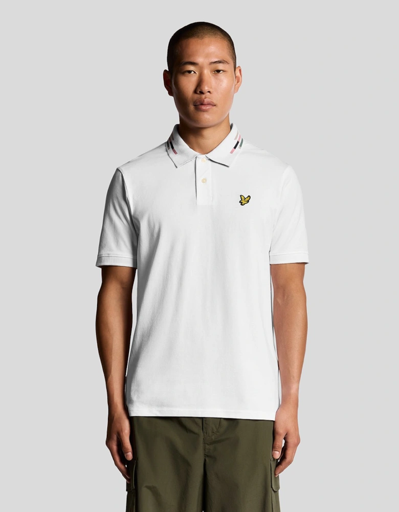 Striped Tipped Polo Shirt