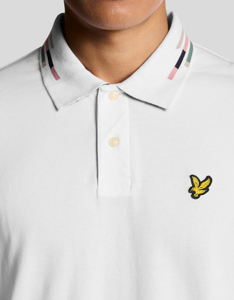Striped Tipped Polo Shirt