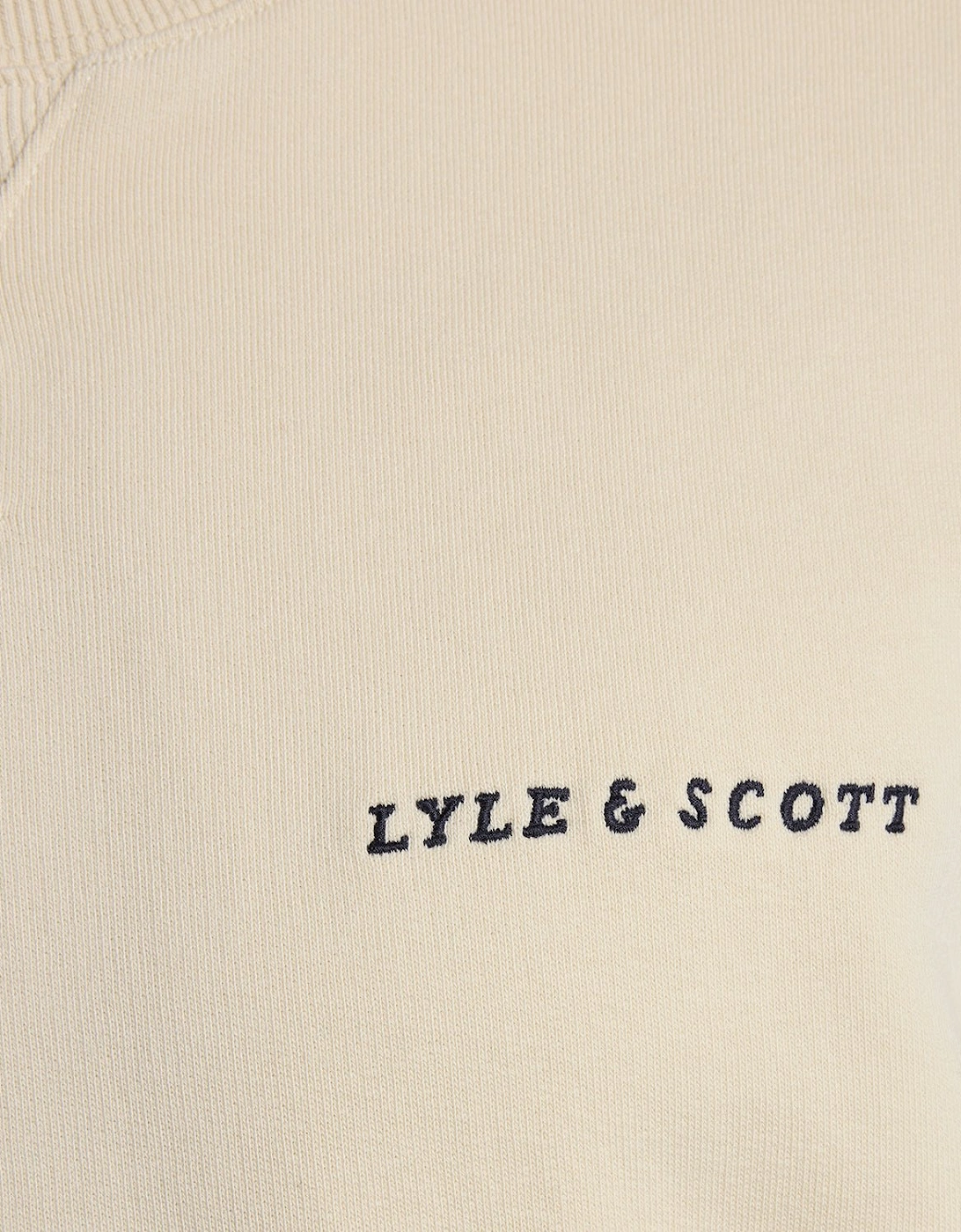 Script Brushback Fleece Sweatshirt