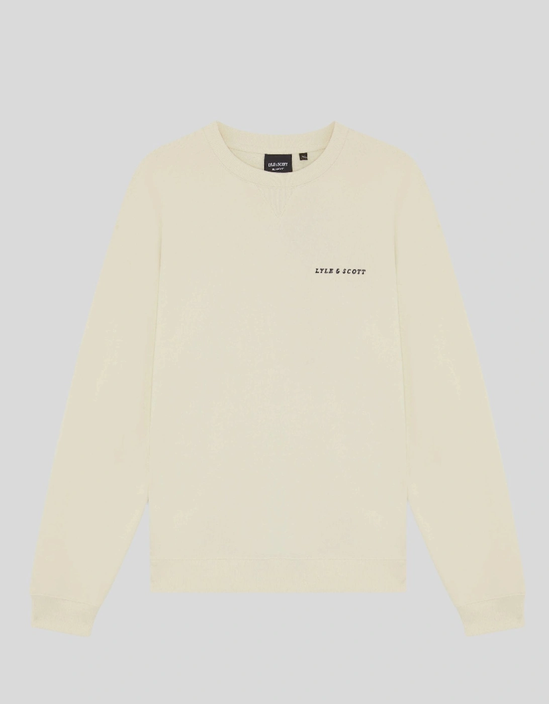 Script Brushback Fleece Sweatshirt