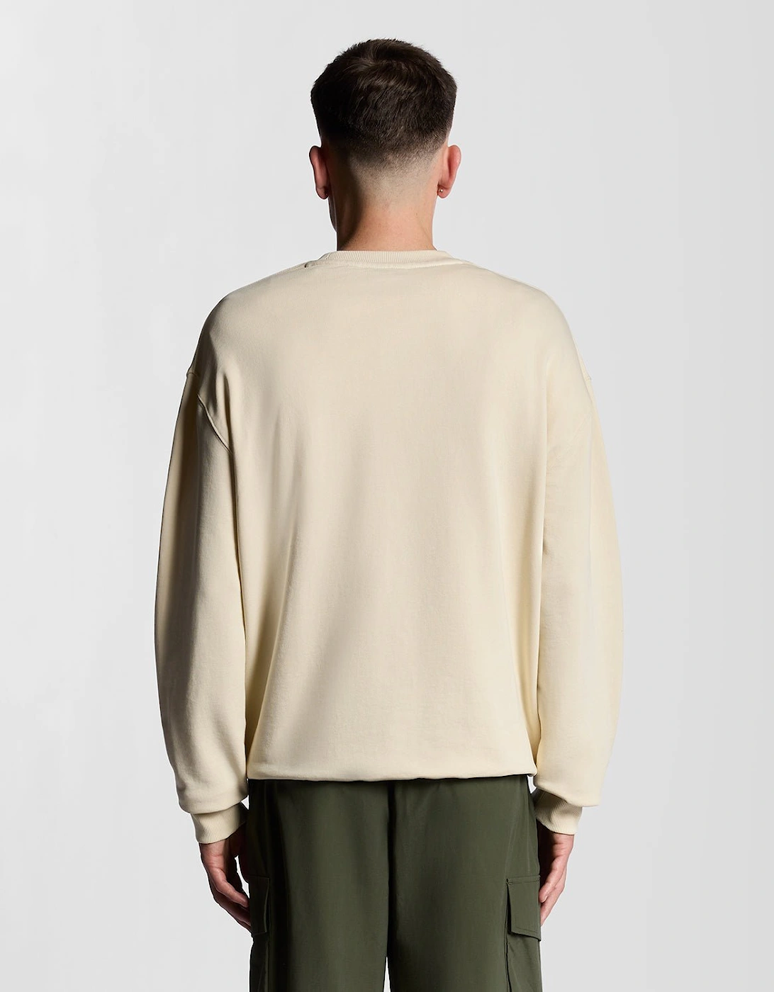 Script Brushback Fleece Sweatshirt