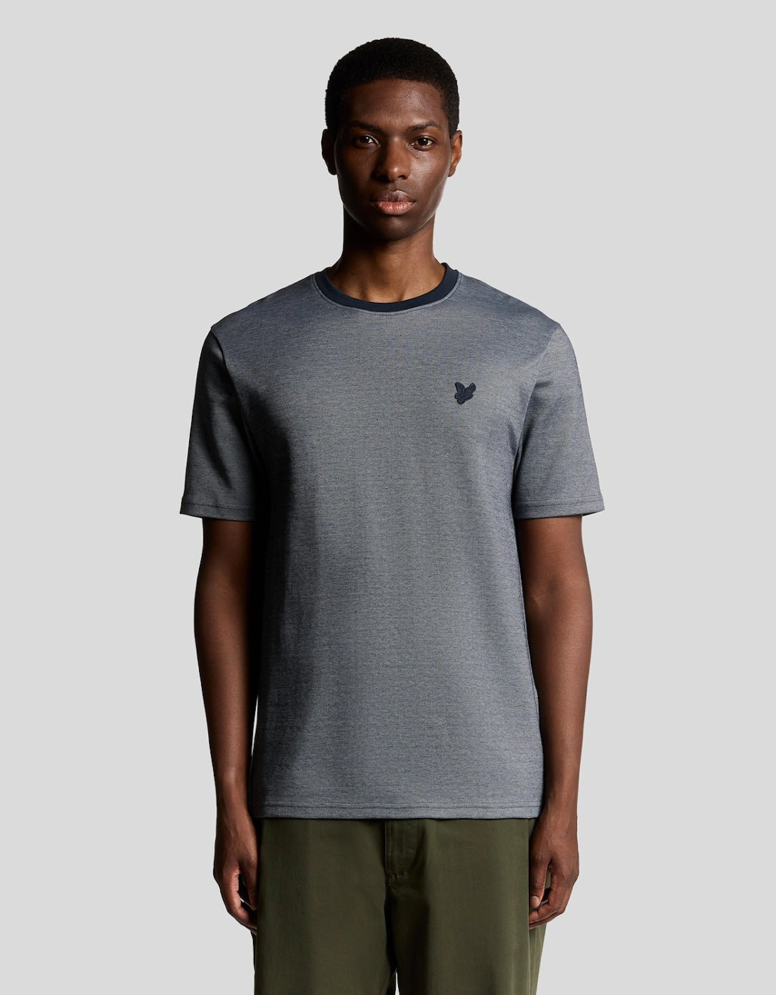 Two Tone Pique T-Shirt, 7 of 6