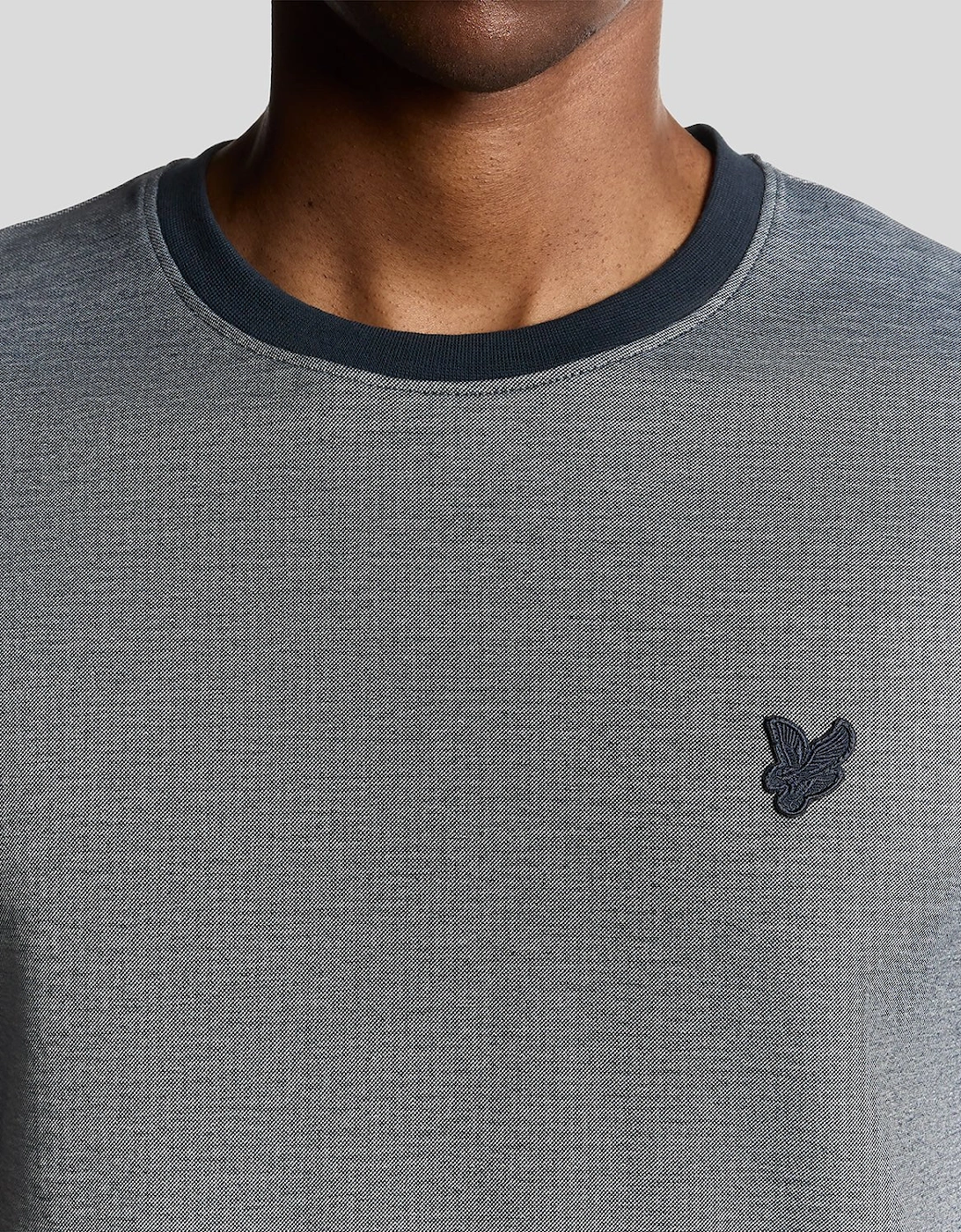 Two Tone Pique T-Shirt