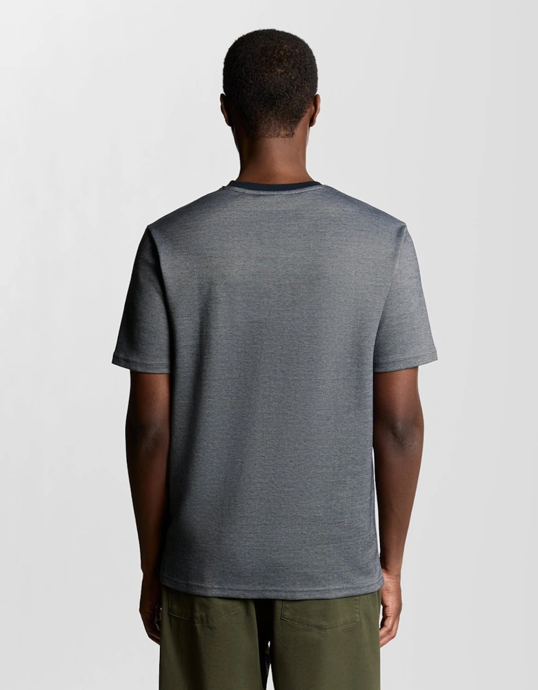 Two Tone Pique T-Shirt