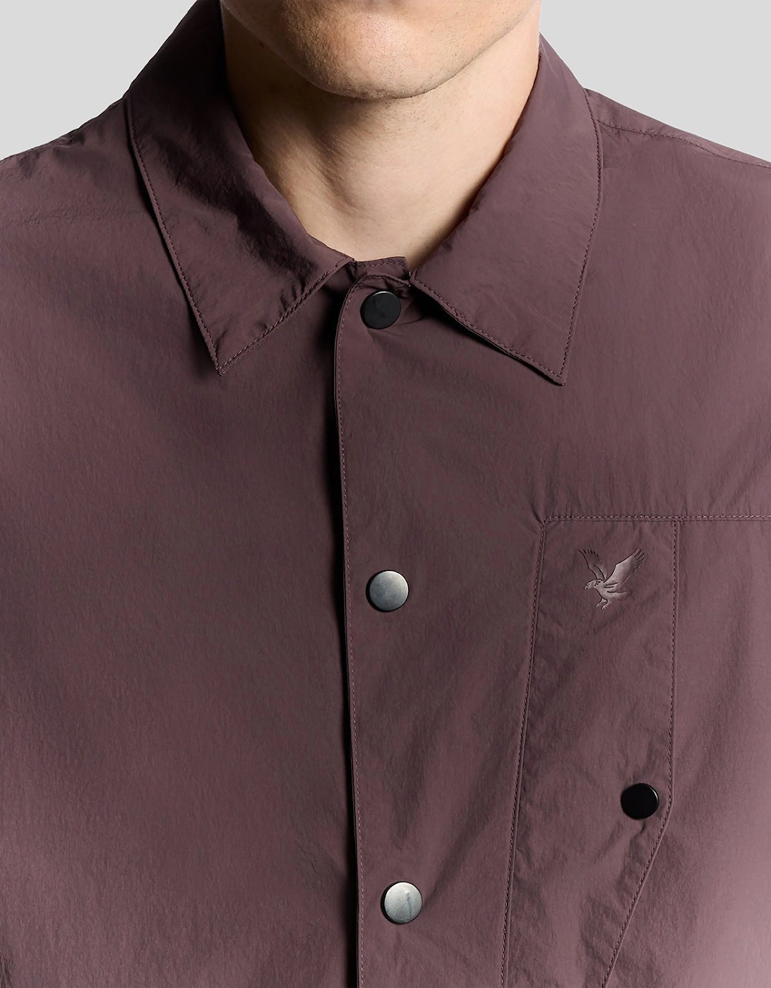 Crinkle Nylon Pocket Overshirt
