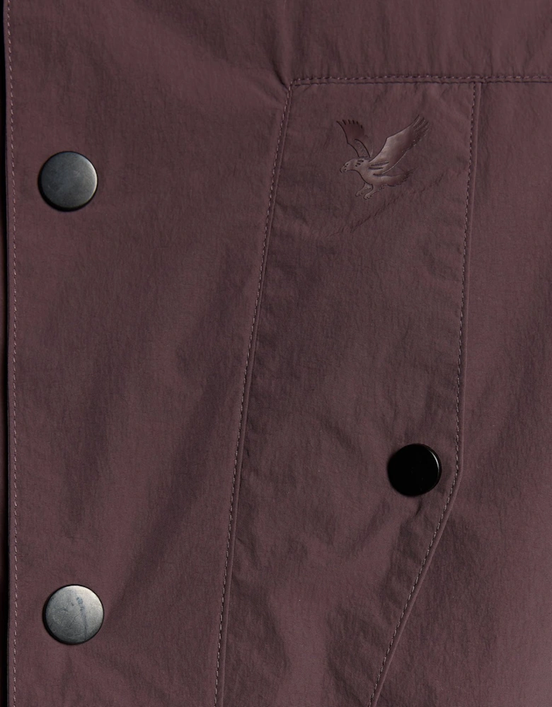 Crinkle Nylon Pocket Overshirt