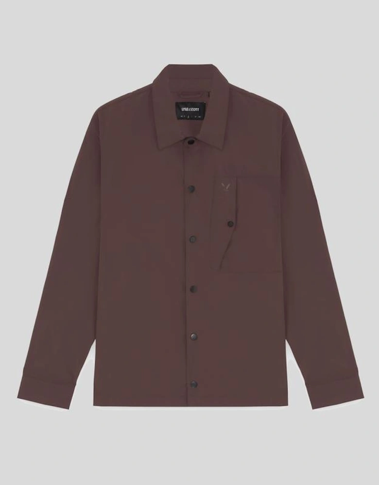 Crinkle Nylon Pocket Overshirt