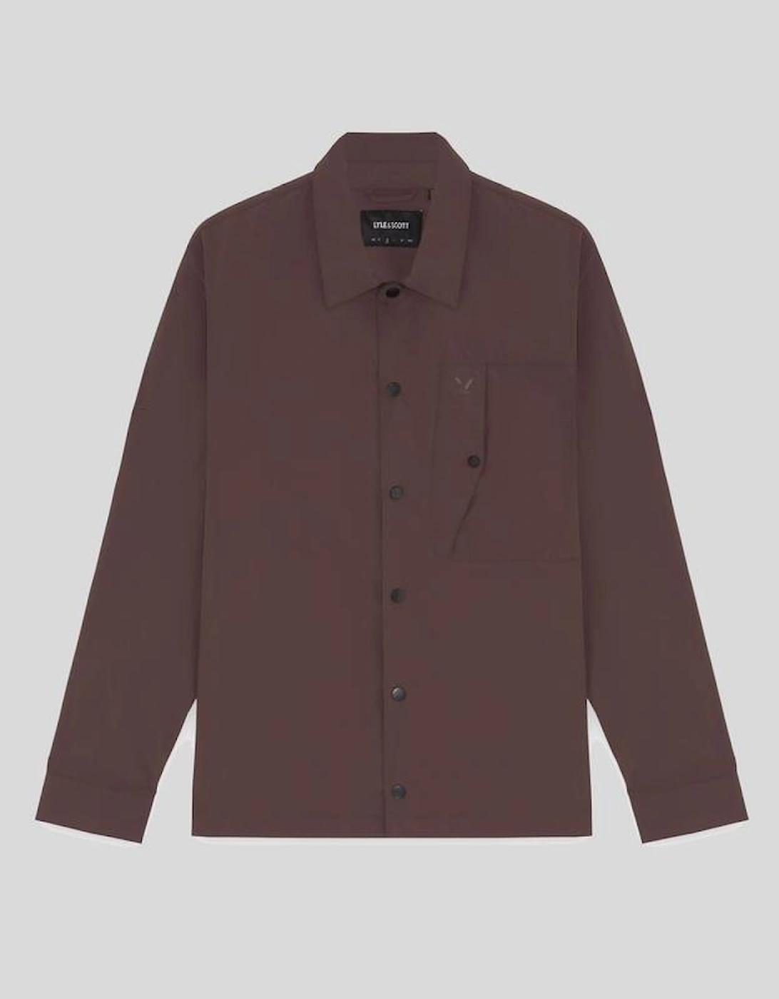 Crinkle Nylon Pocket Overshirt