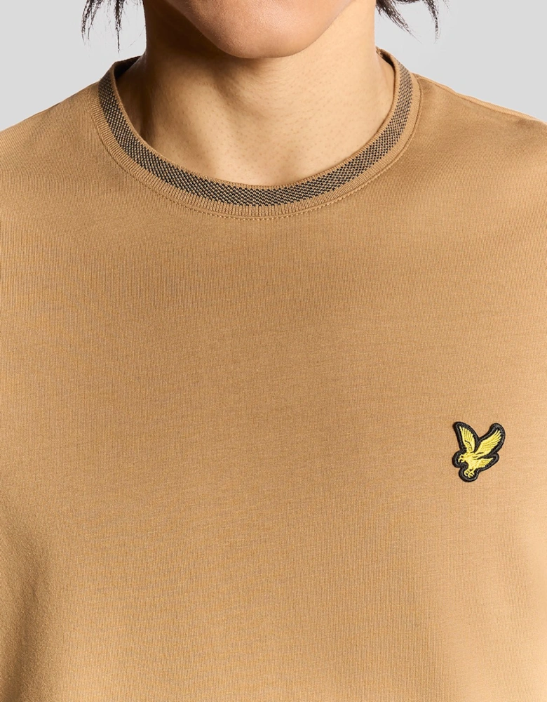 Birdseye Half Tipped T-Shirt