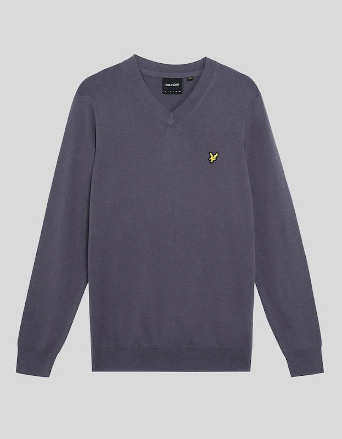 Cotton Merino V Neck Jumper
