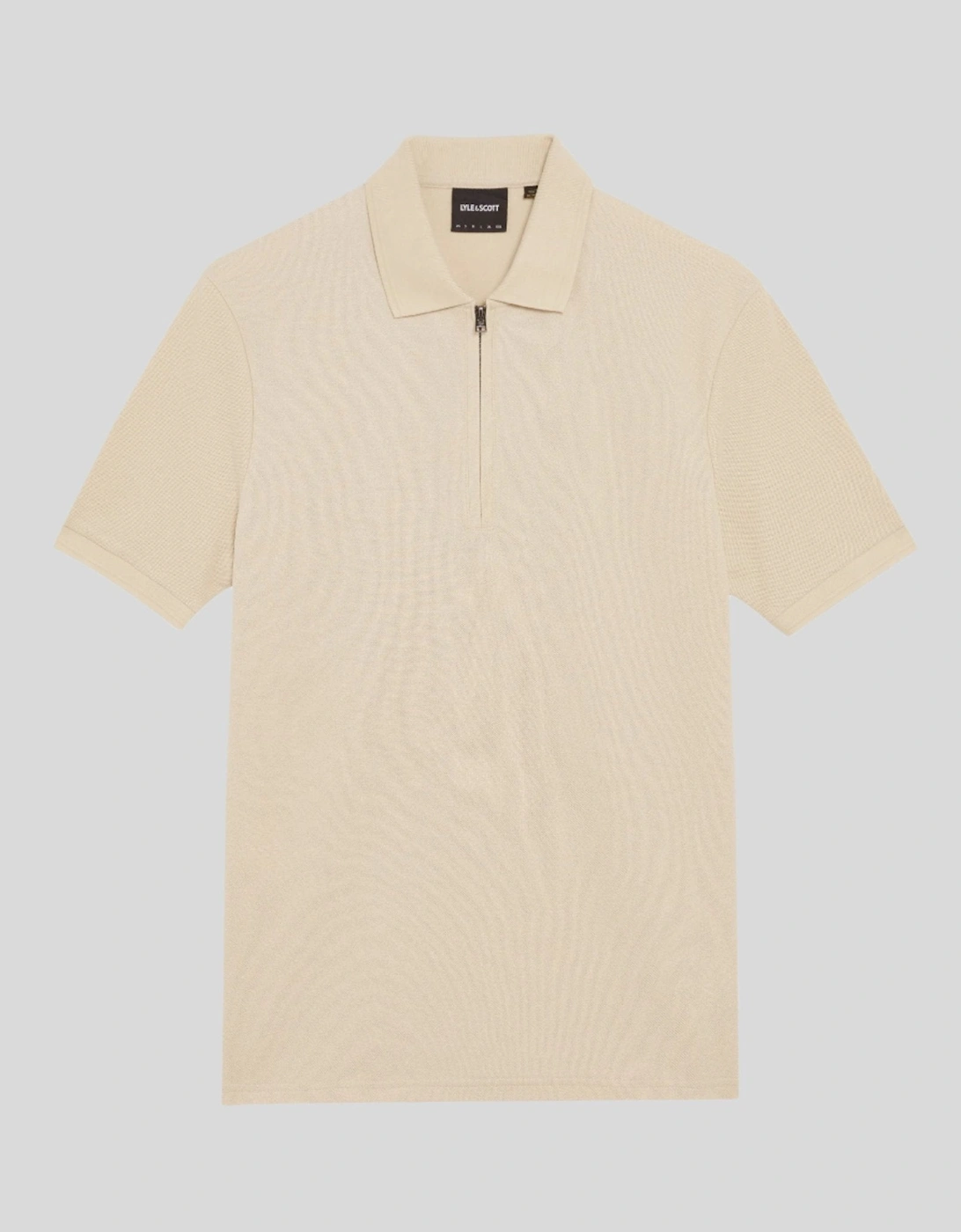 Ottoman Half Zip Polo Shirt