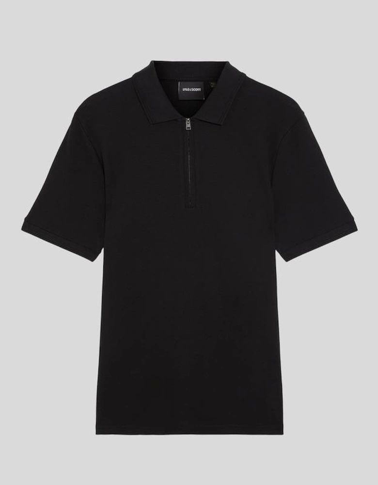 Ottoman Half Zip Polo Shirt