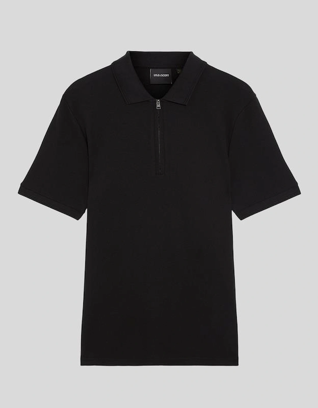 Ottoman Half Zip Polo Shirt