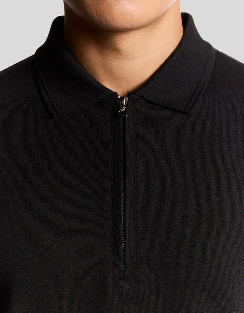 Ottoman Half Zip Polo Shirt