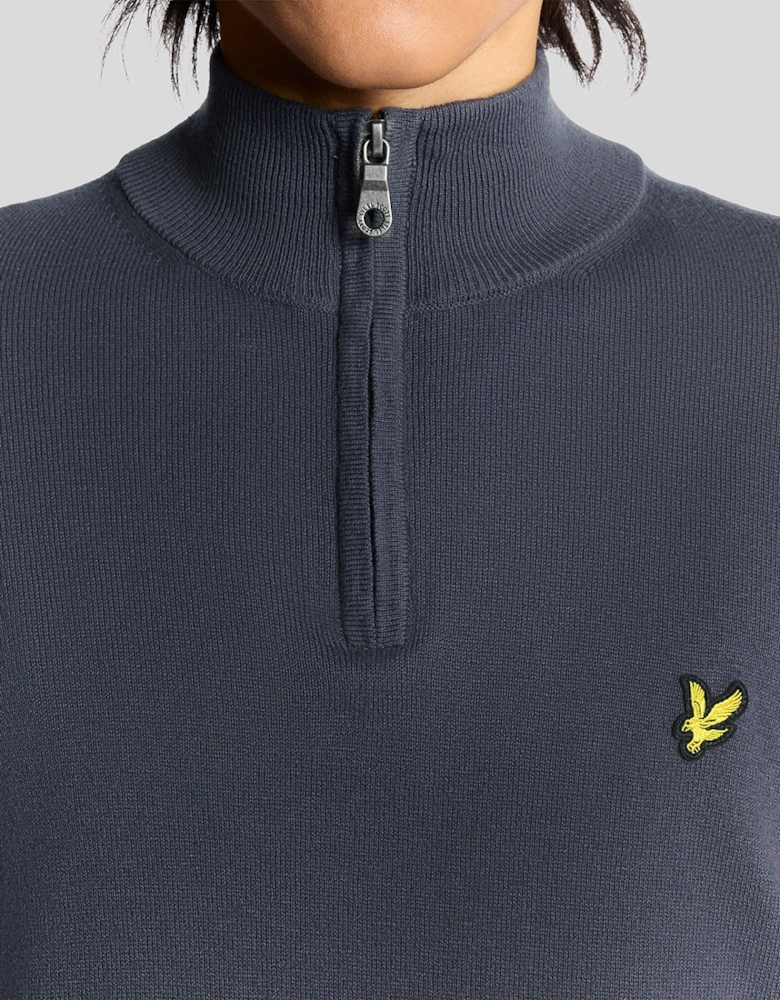 Cotton Merino 1/4 Zip Jumper