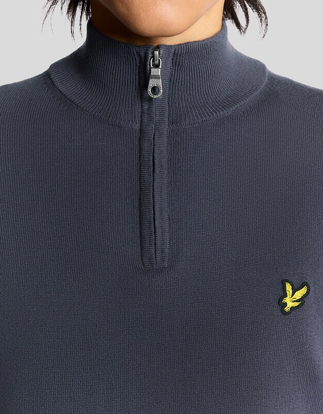 Cotton Merino 1/4 Zip Jumper