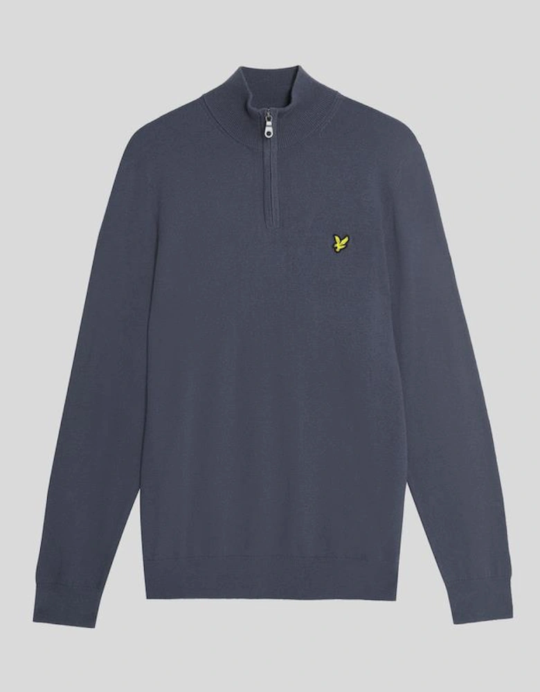 Cotton Merino 1/4 Zip Jumper