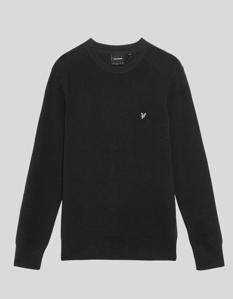 Engineered Rib Crew Neck Jumper